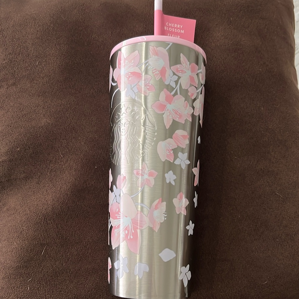Starbucks 2024 Cherry Blossom Stainless Steel Tumbler